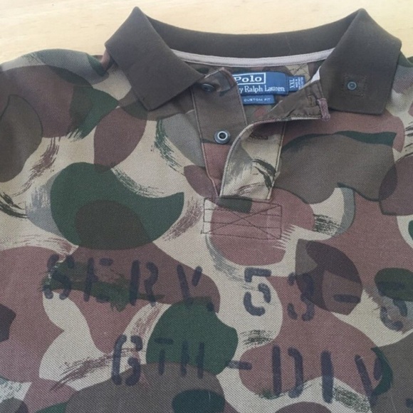 🛑SOLD🛑 MISSED OUT!Rare Duck camo military Polo Ralph Lauren - Picture 3 of 4